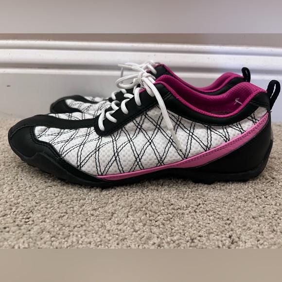 FootJoy Women's Summer Superlite Series Pink White Black Golf Shoes 7.5 - Picture 4 of 10